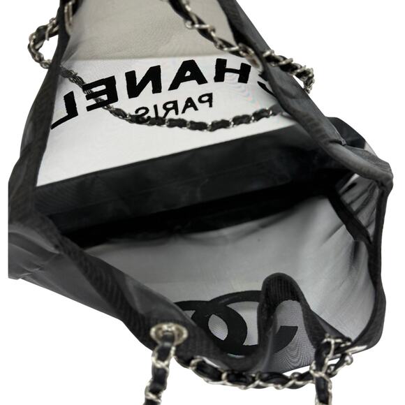 Authentic Chanel Mesh Tote. - Picture 4 of 4